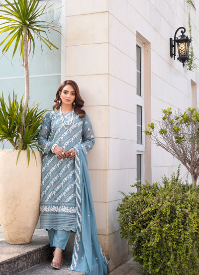 HK312 - Readymade Chiffon Outfit 2025 - Memsaab Online