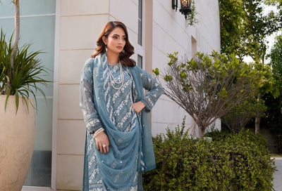 HK312 - Readymade Chiffon Outfit 2025 - Memsaab Online
