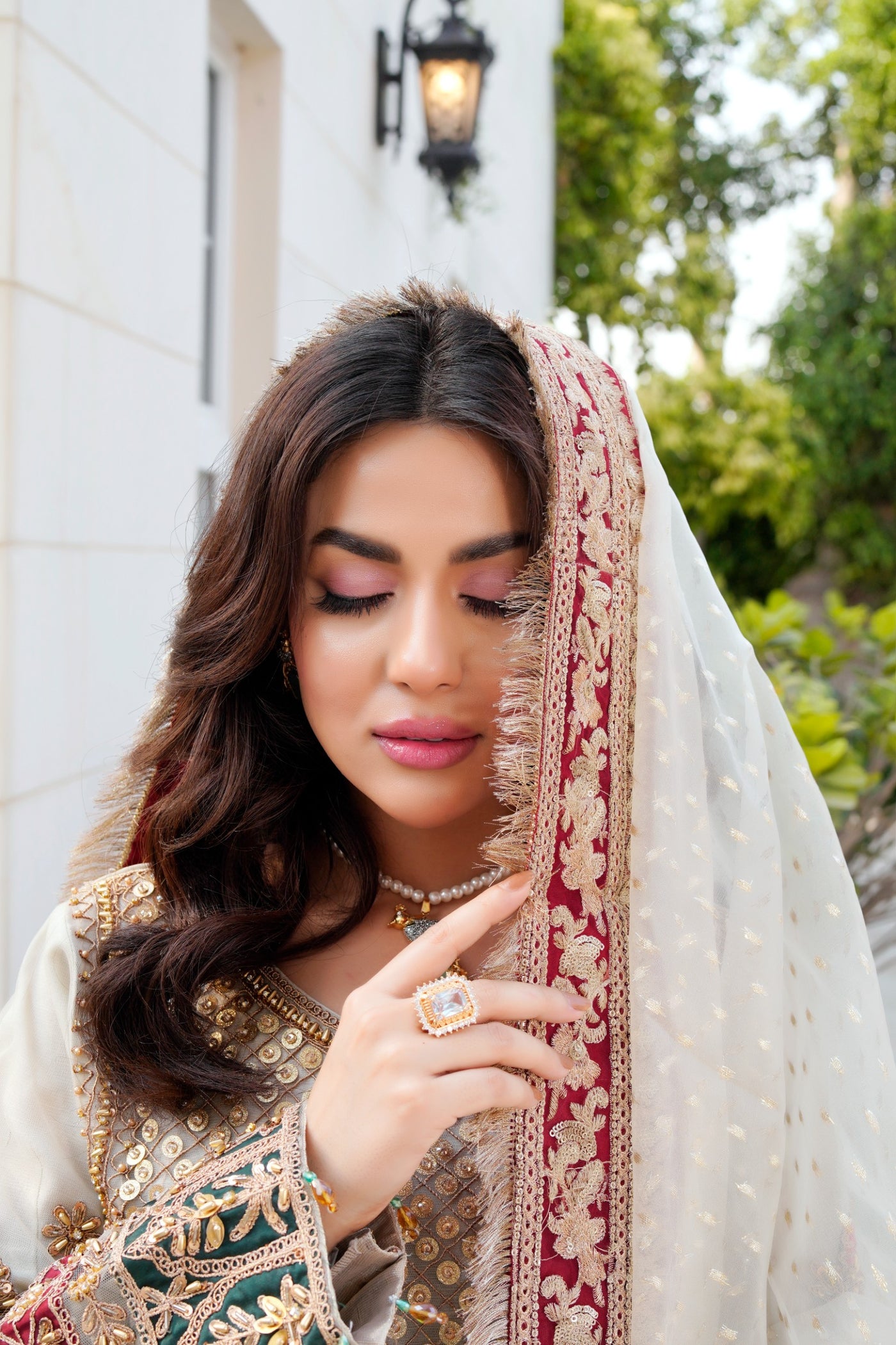 MARW-1611- Light Gold- Readymade Wedding Wear Outfit - Memsaab Online