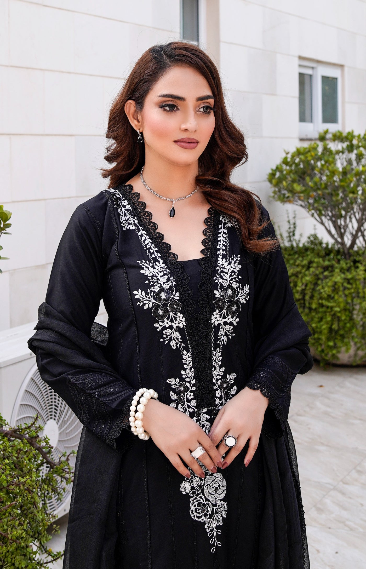 HK314 - Readymade Linen Outfit 2025 - Memsaab Online