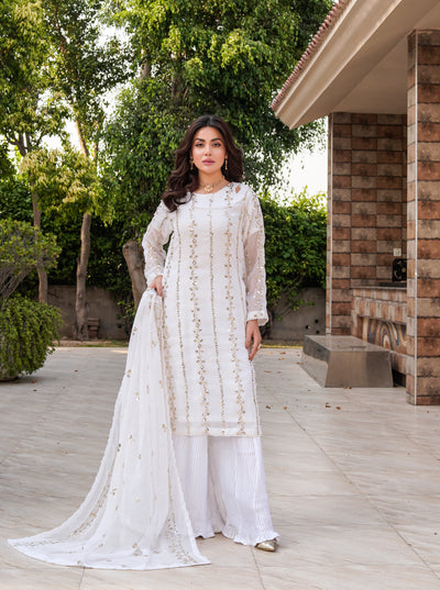 SMR3140 - Readymade - Laraib Chiffon Suit 2025 - Memsaab Online