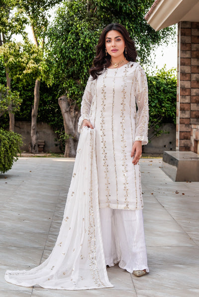 SMR3140 - Readymade - Laraib Chiffon Suit 2025 - Memsaab Online