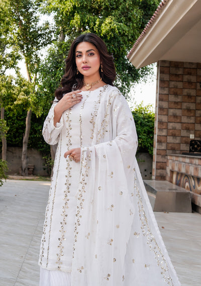 SMR3140 - Readymade - Laraib Chiffon Suit 2025 - Memsaab Online