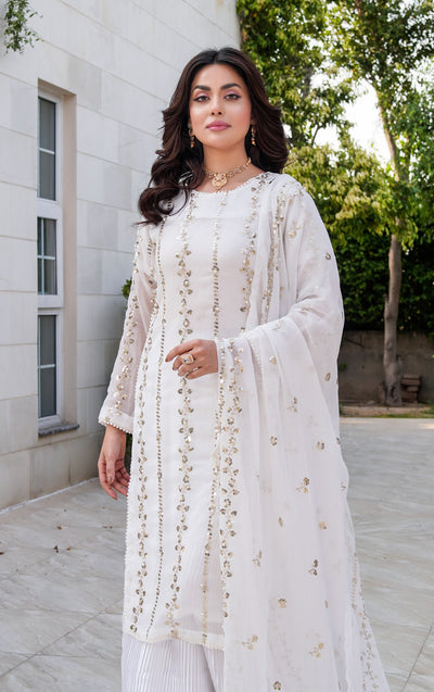 SMR3140 - Readymade - Laraib Chiffon Suit 2025 - Memsaab Online
