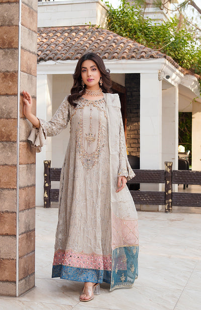 MARW-1603- Skin - Readymade Wedding Wear Outfit - Memsaab Online