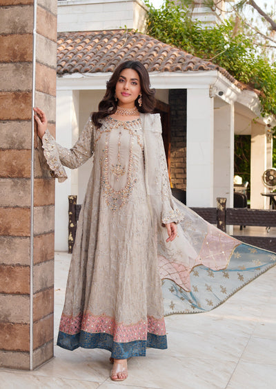 MARW-1603- Skin - Readymade Wedding Wear Outfit - Memsaab Online