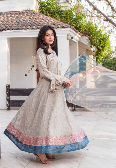 MARW-1603- Skin - Readymade Wedding Wear Outfit - Memsaab Online