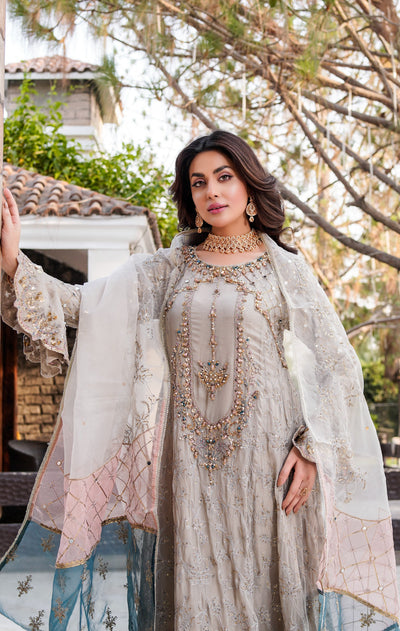 MARW-1603- Skin - Readymade Wedding Wear Outfit - Memsaab Online