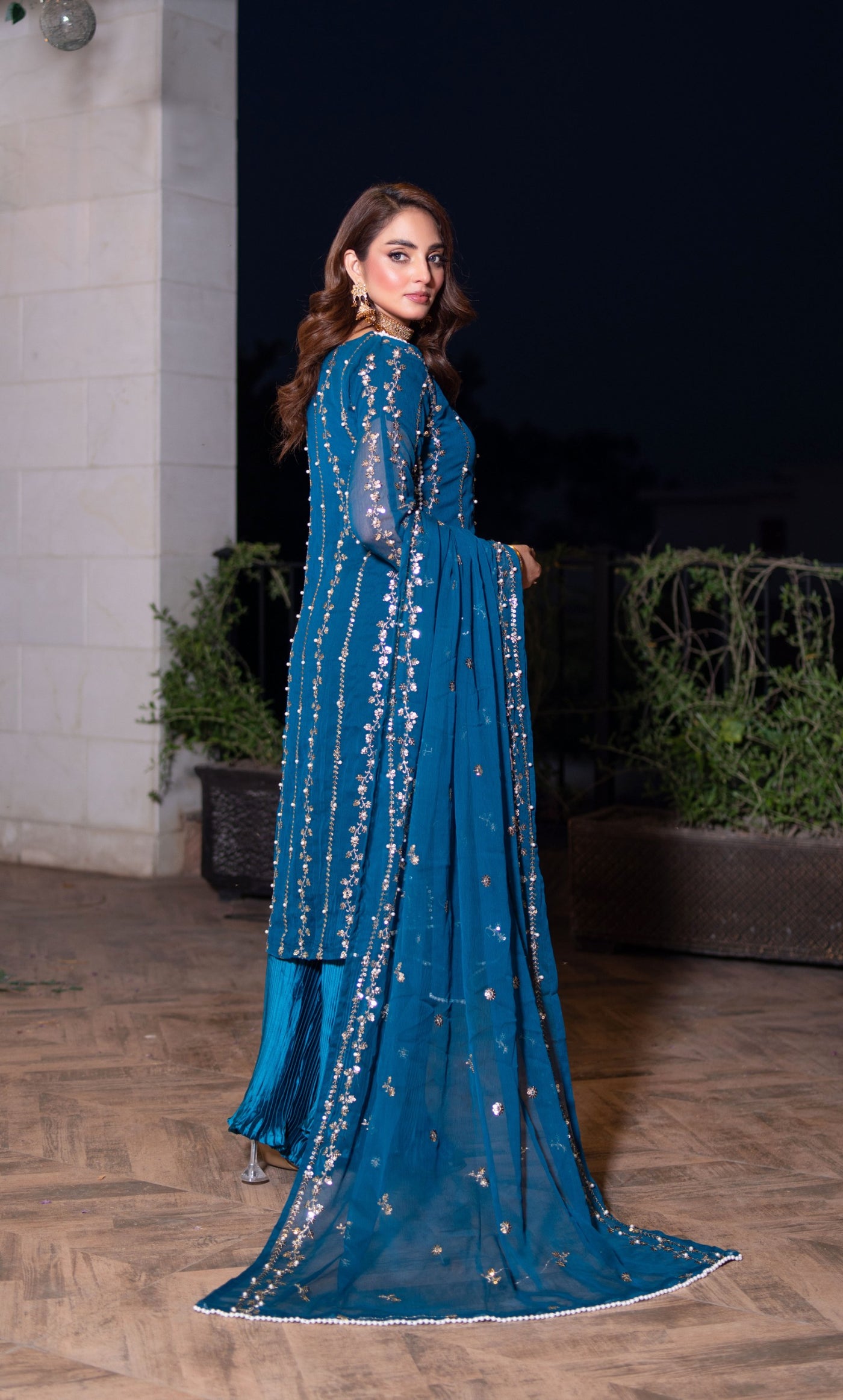 SMR3140 - Readymade - Laraib Chiffon Suit 2025 - Memsaab Online