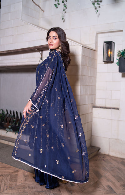 SMR3140 - Readymade - Laraib Chiffon Suit 2025 - Memsaab Online