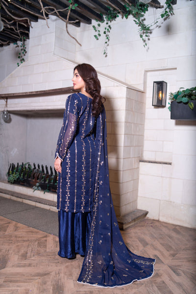 SMR3140 - Readymade - Laraib Chiffon Suit 2025 - Memsaab Online