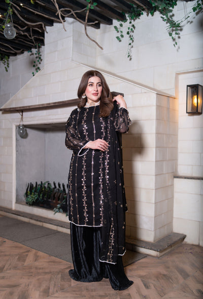 SMR3140 - Readymade - Laraib Chiffon Suit 2025 - Memsaab Online