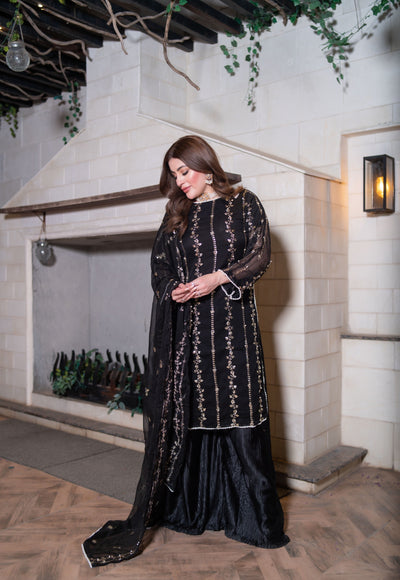 SMR3140 - Readymade - Laraib Chiffon Suit 2025 - Memsaab Online