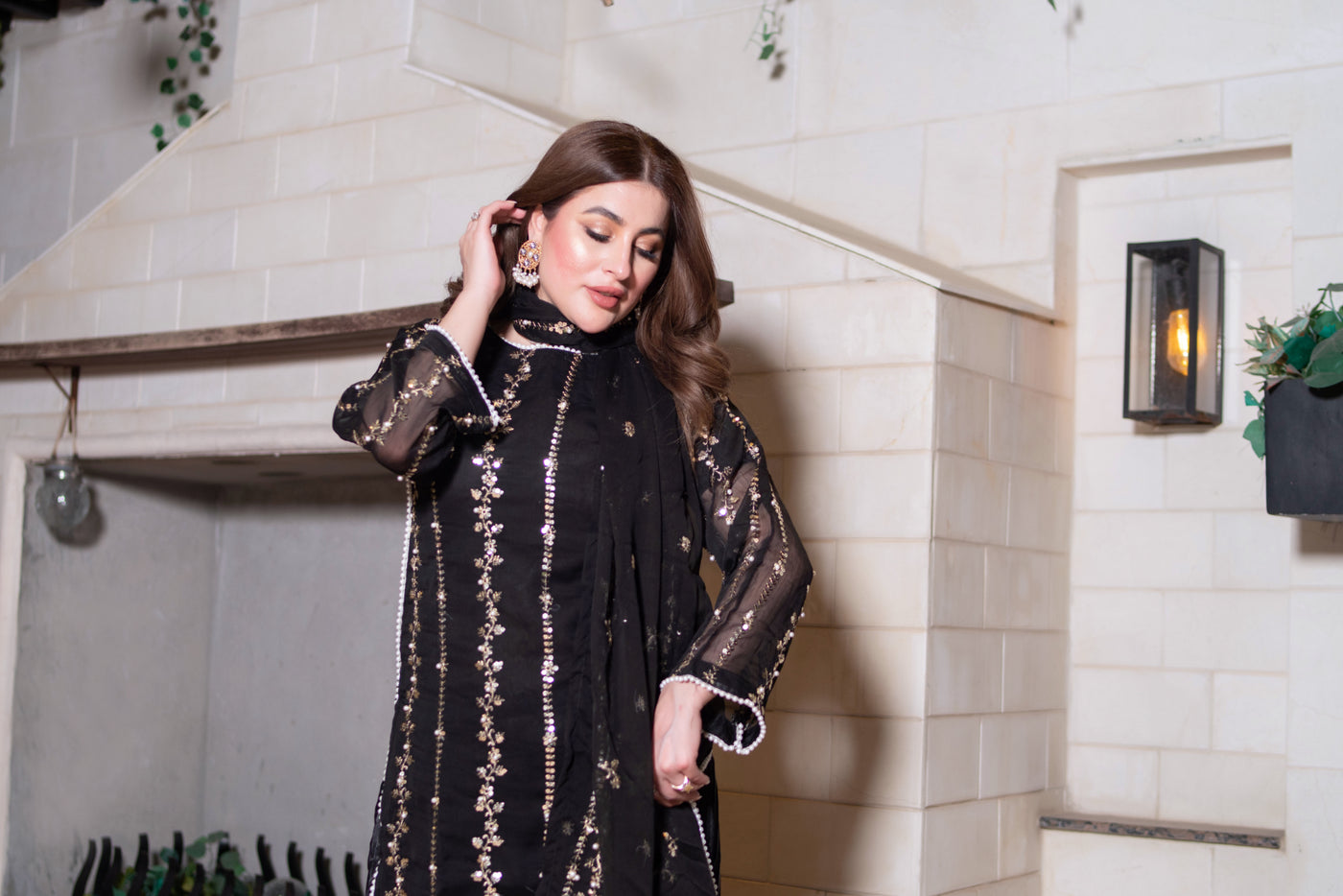 SMR3140 - Readymade - Laraib Chiffon Suit 2025 - Memsaab Online