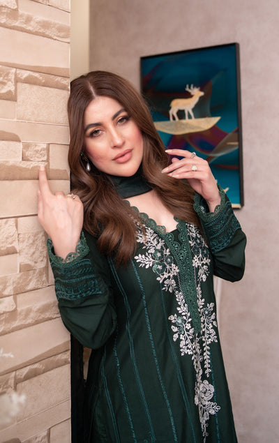 HK314 - Readymade Linen Outfit 2025 - Memsaab Online