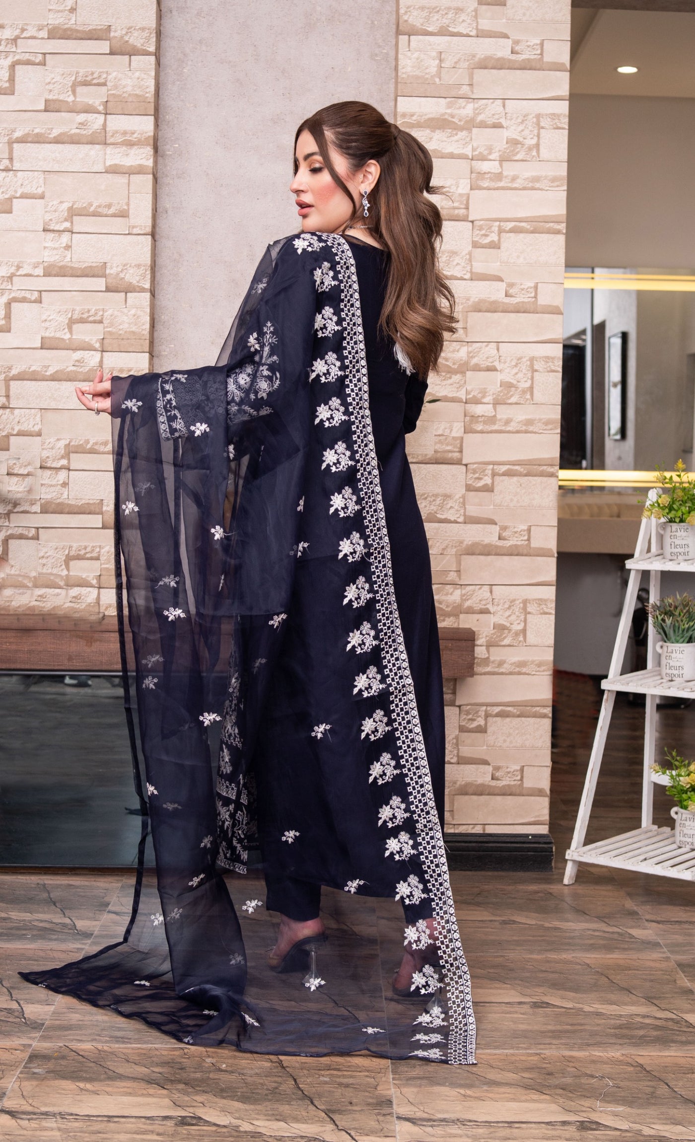 HK311 - Readymade Linen Outfit 2025 - Memsaab Online