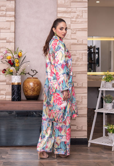 SMR3104 - Readymade Silk 2 Piece Suit - Memsaab Online