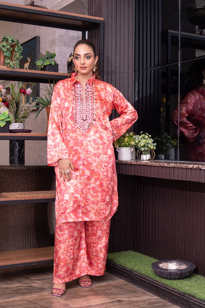 SMR3104 - Readymade Silk 2 Piece Suit - Memsaab Online