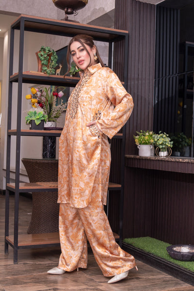 SMR3104 - Readymade Silk 2 Piece Suit - Memsaab Online