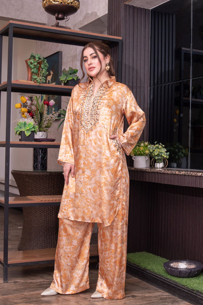 SMR3104 - Readymade Silk 2 Piece Suit - Memsaab Online