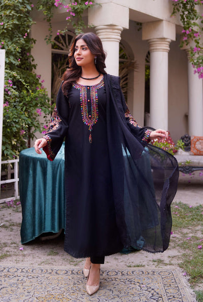 HK319 - Readymade Lilen Outfit 2025 - Memsaab Online