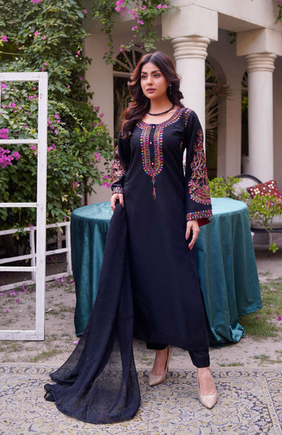HK319 - Readymade Lilen Outfit 2025 - Memsaab Online