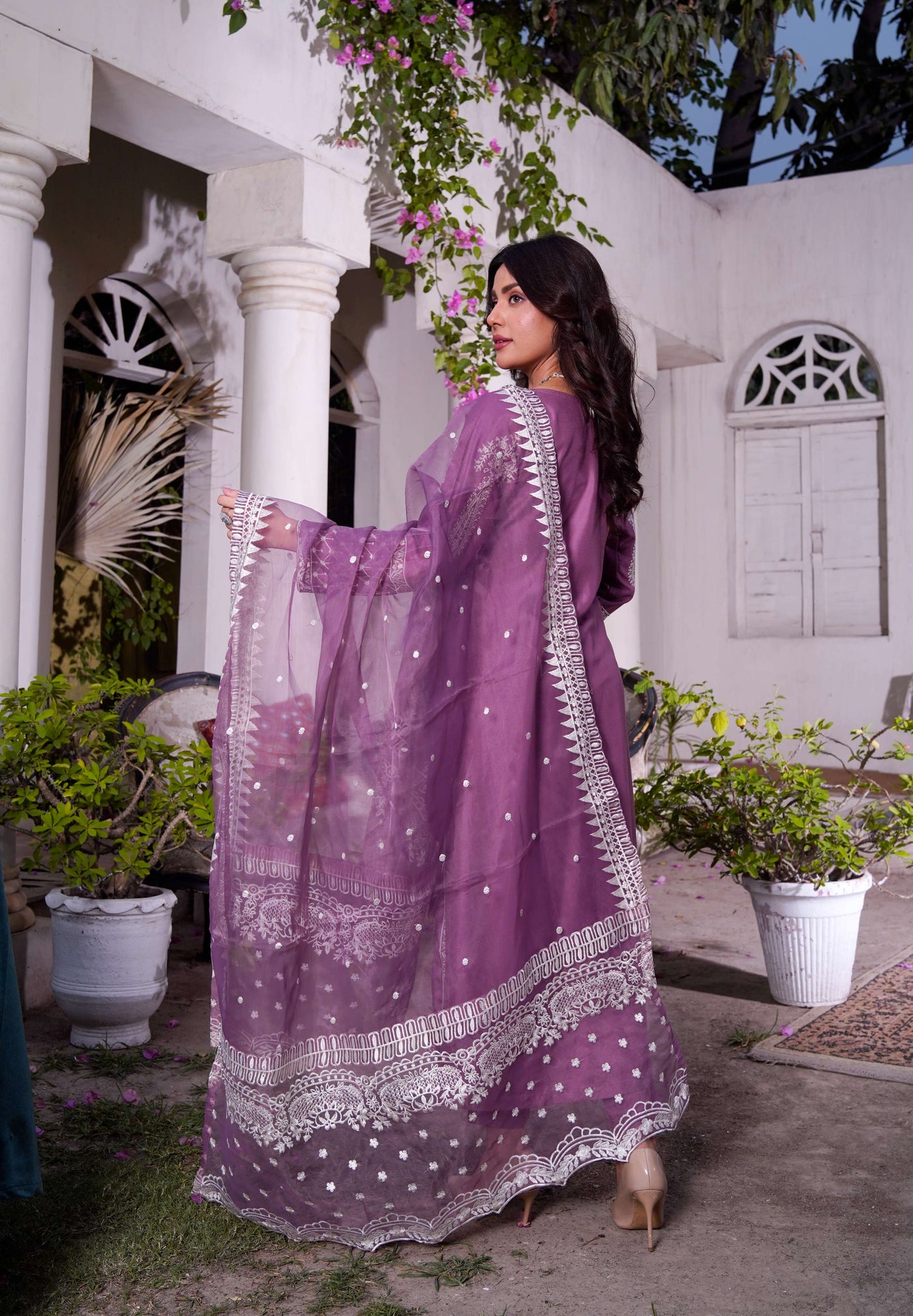 HK299 - Pink - Readymade - Mummy n Me Linen Outfit 2025 - Memsaab Online