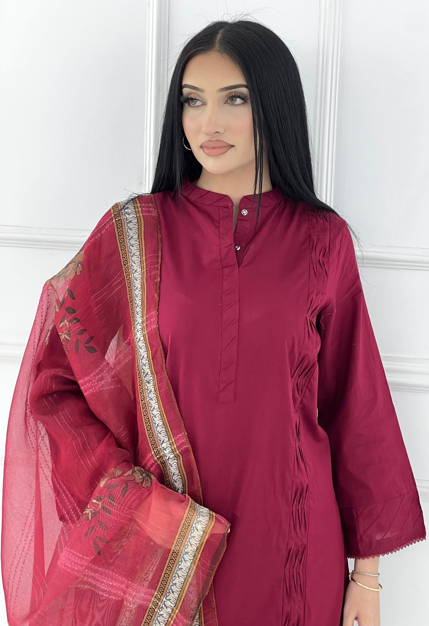 MSBMT-38 -Gulnoor- Readymade Outfit - 3 Piece Suit 2025 - Memsaab Online