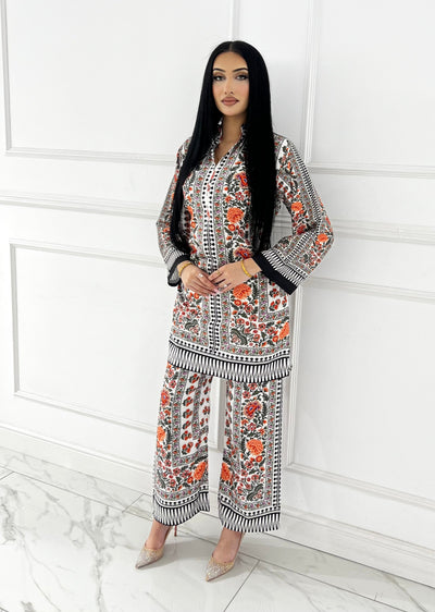 RBY-131-Readymade - Khaddar Silk Suit 2025 - Memsaab Online