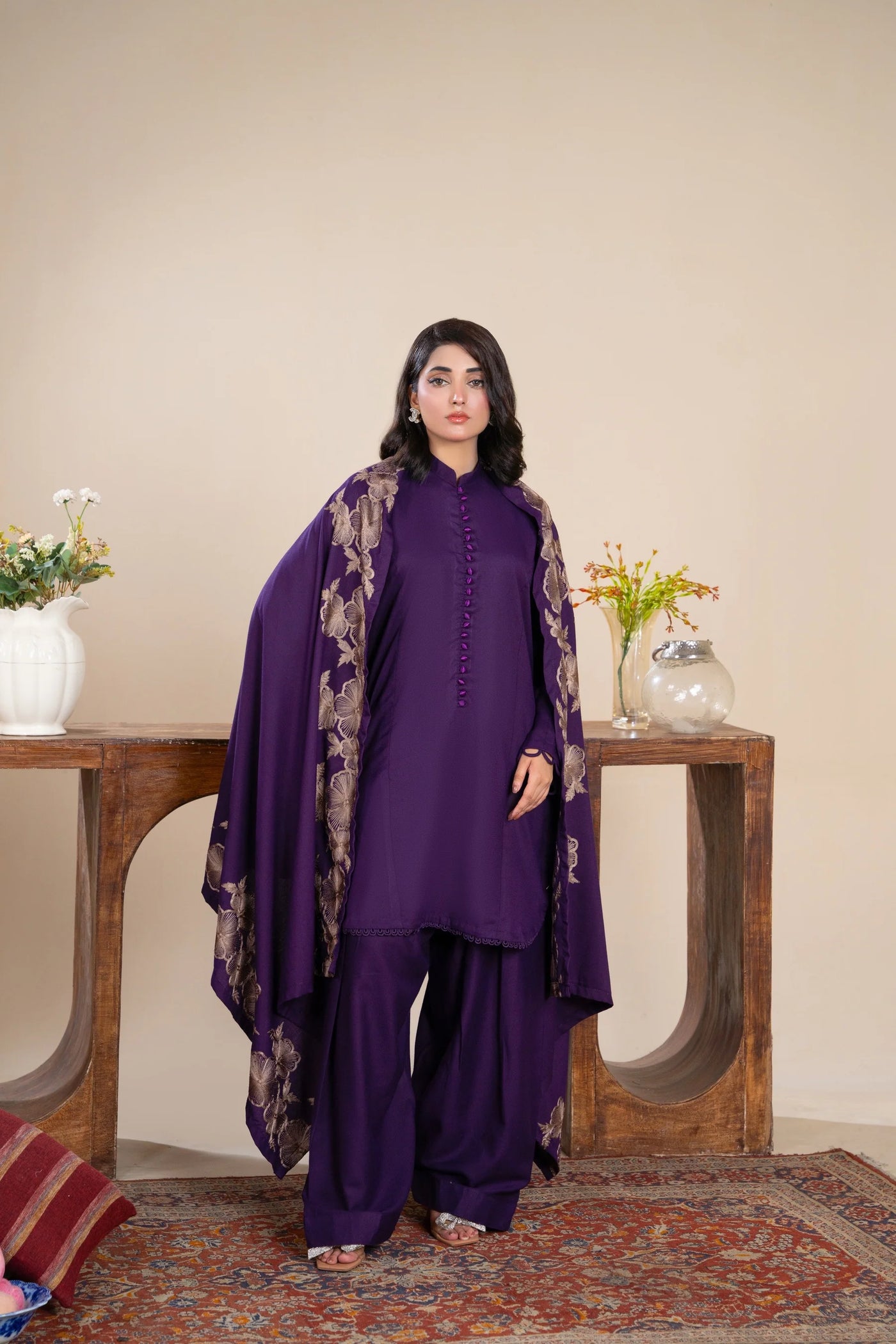 Zahra-04-Readymade- Rania.H Dhanak Collection 2025 - Memsaab Online