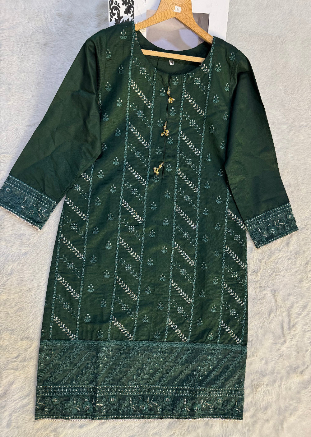 SN29 - Readymade - 1 Piece Khadi Net Kurti