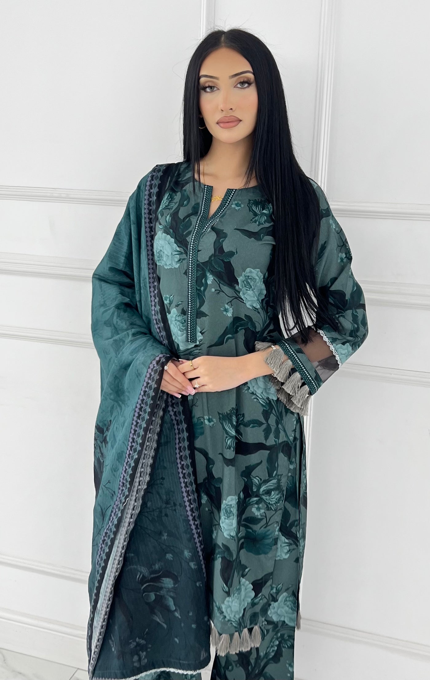 BUT-133- Readymade linen Printed suit 2025 - Memsaab Online