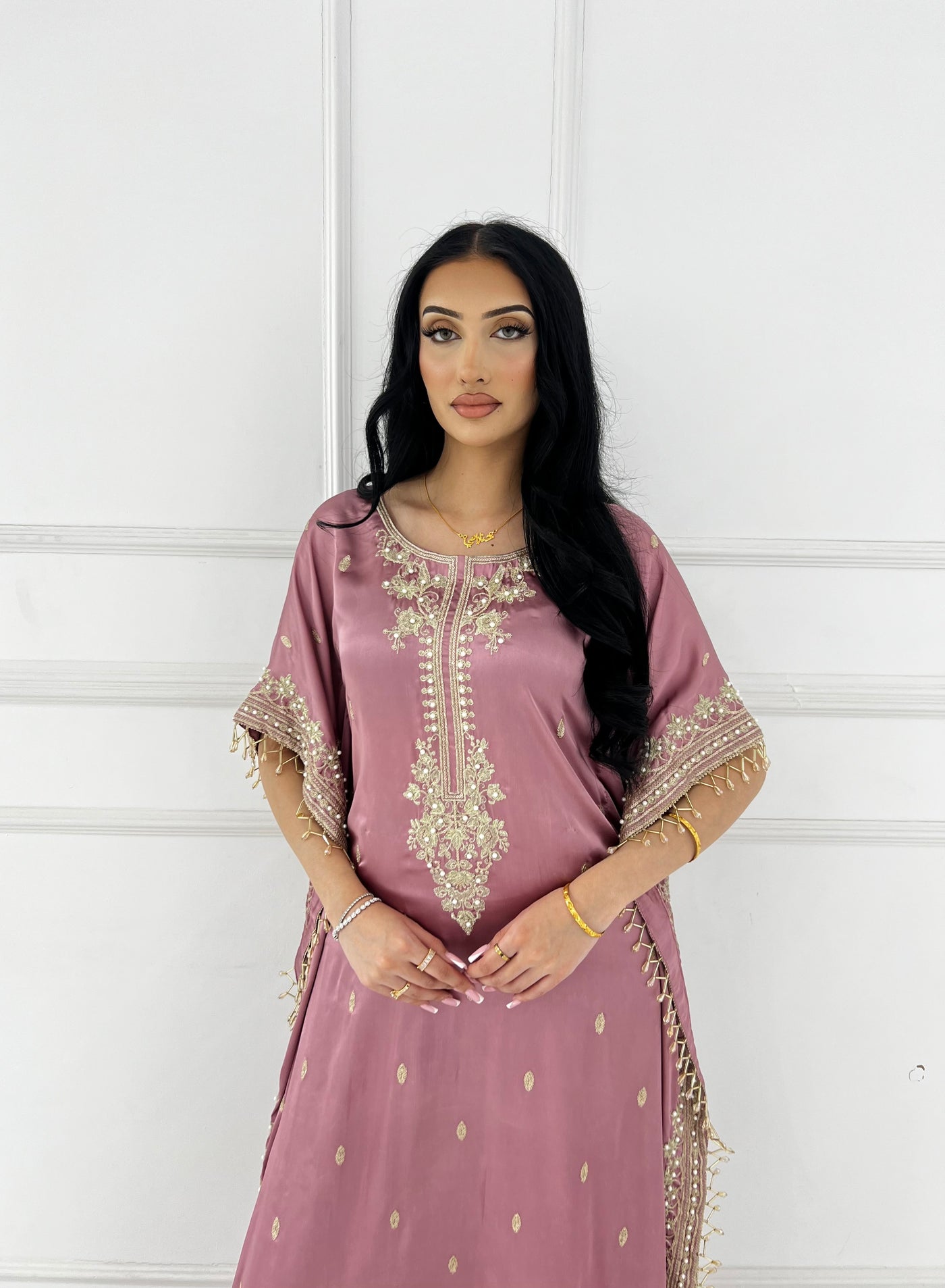 MSRW-01 Shalimi Fancy Jacket Kaftan - Memsaab Online