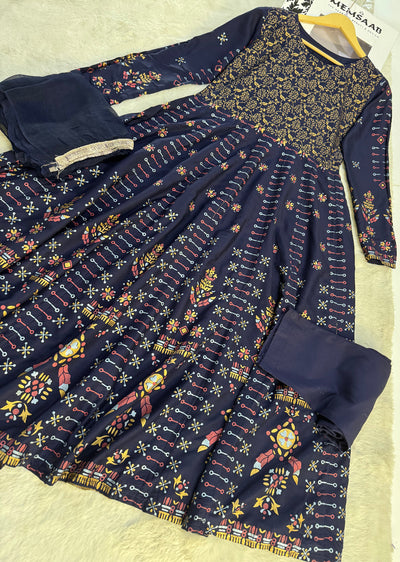HK116 - Readymade Linen Outfit - Memsaab Online