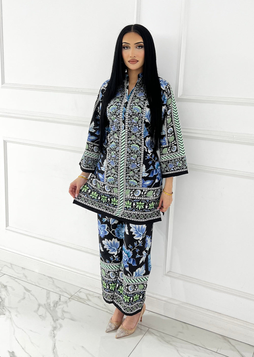 RBY-128-Readymade - Khaddar Silk Suit 2025 - Memsaab Online