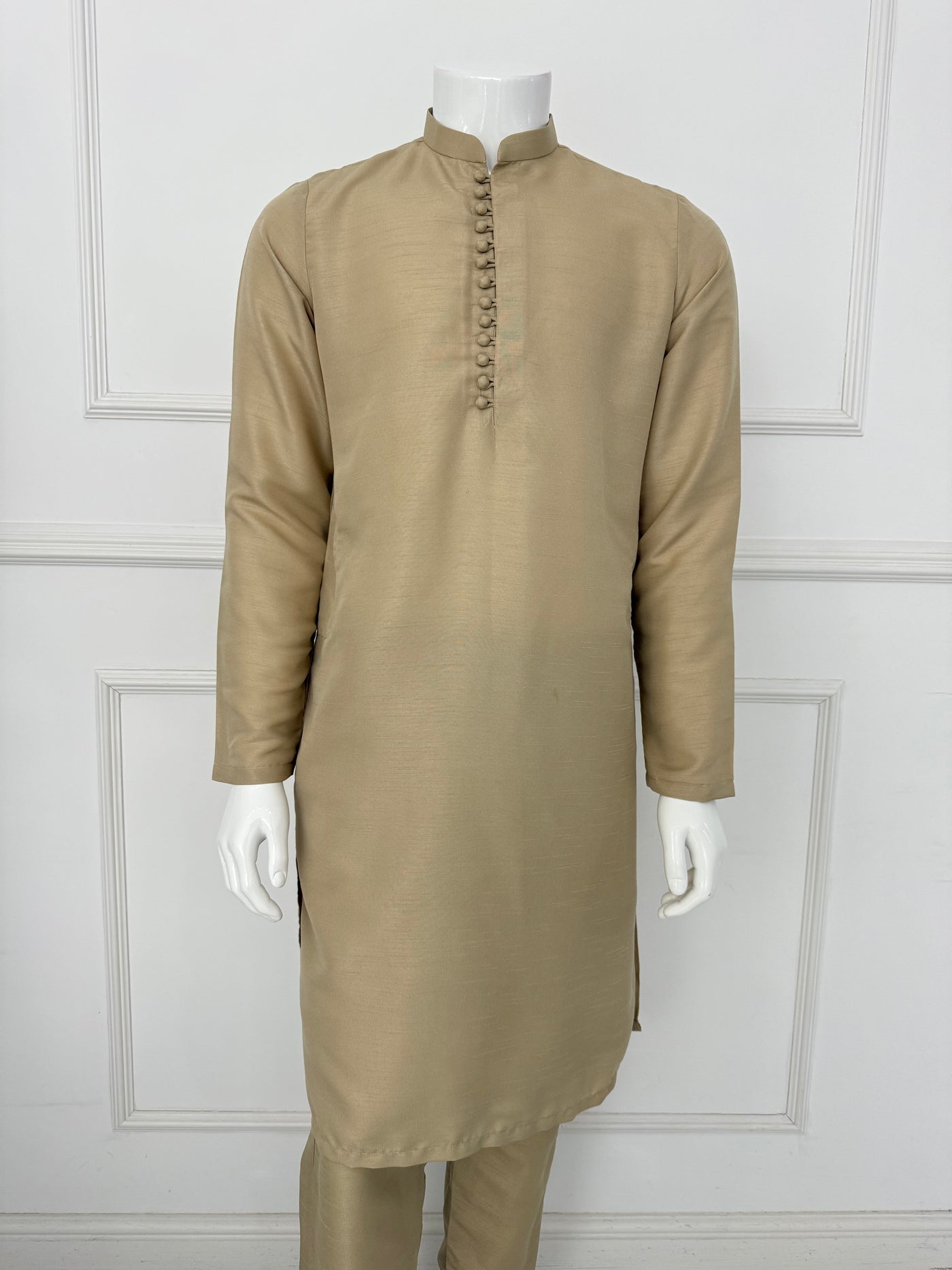 HKF101 Mens Beige Wedding Outfit - Memsaab Online