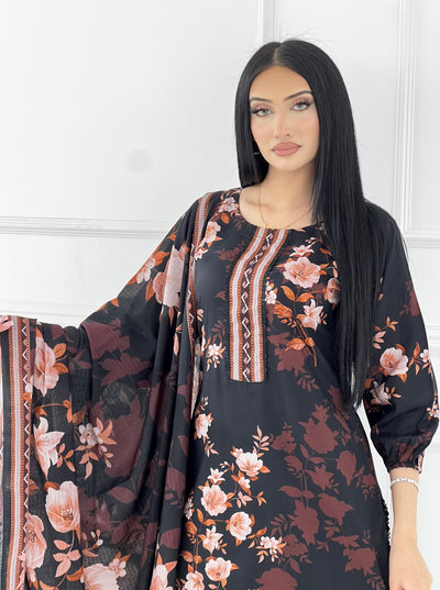 BUT-127- Readymade linen Printed suit 2025 - Memsaab Online