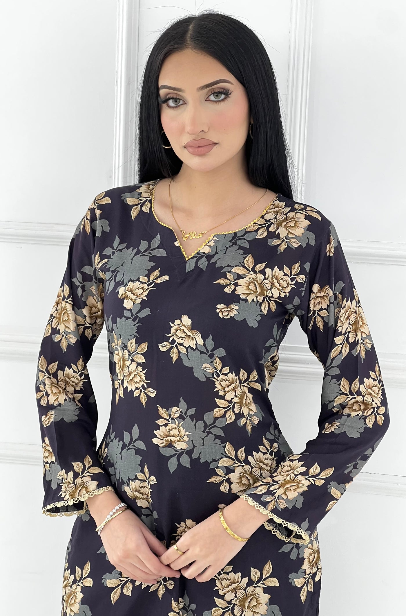 BUT-135- Readymade linen Printed suit 2025 - Memsaab Online