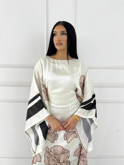 RBY-124-Readymade - Silk Kaftan 2025 - Memsaab Online