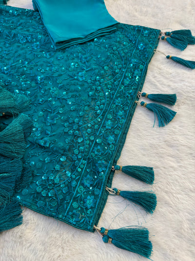 SN21 - Readymade - Sea Green Net Outfit