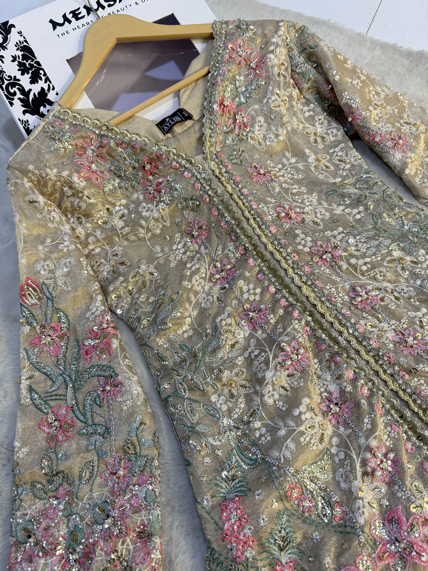 AYLN-08 DREAM GOLD Readymade Collection by AYLIN 2025 - Memsaab Online