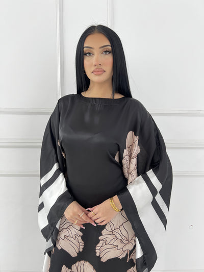 RBY-124-Readymade - Silk Kaftan 2025 - Memsaab Online