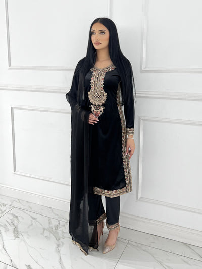 BPH-204 - Readymade Velvet Suit - Memsaab Online
