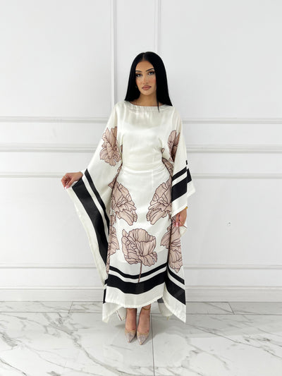 RBY-124-Readymade - Silk Kaftan 2025 - Memsaab Online