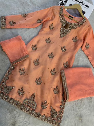SRB114 - Readymade - Sehrish B Designer Suit - Memsaab Online