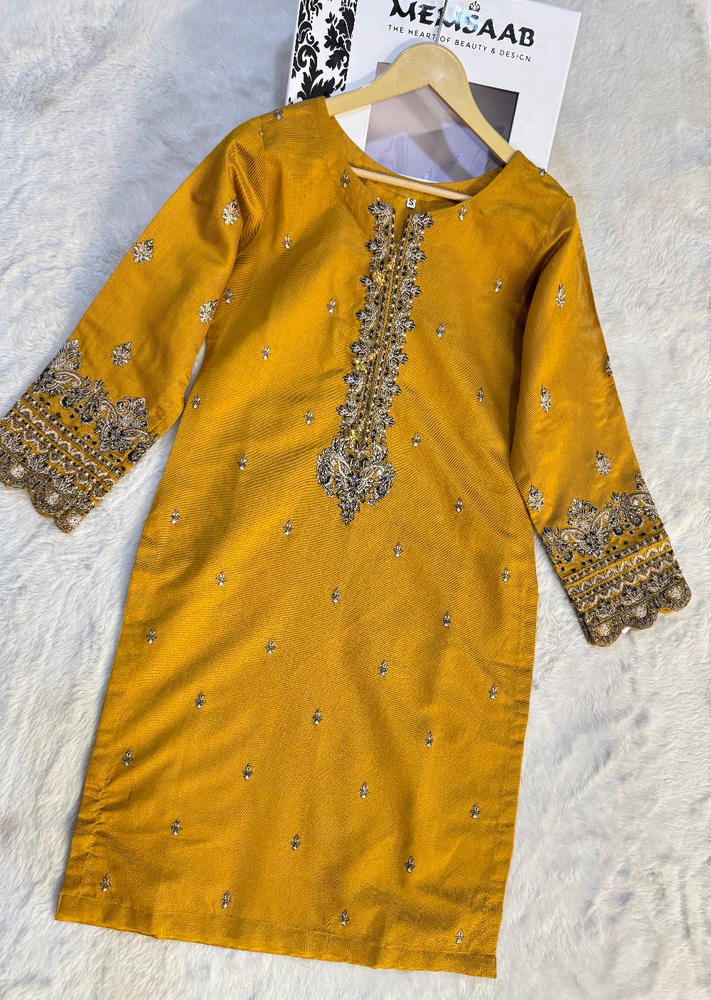 SN45 - Readymade - 1 Piece Khadi Net Kurti - Memsaab Online