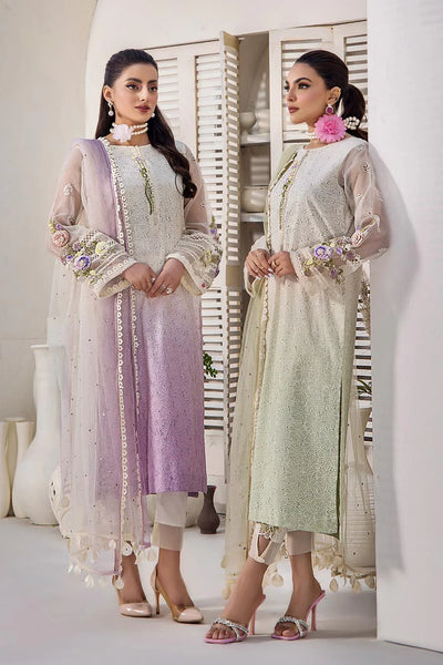 F-136 - Olive Green - Readymade - Khuda Baksh Creations 2024 - Memsaab Online