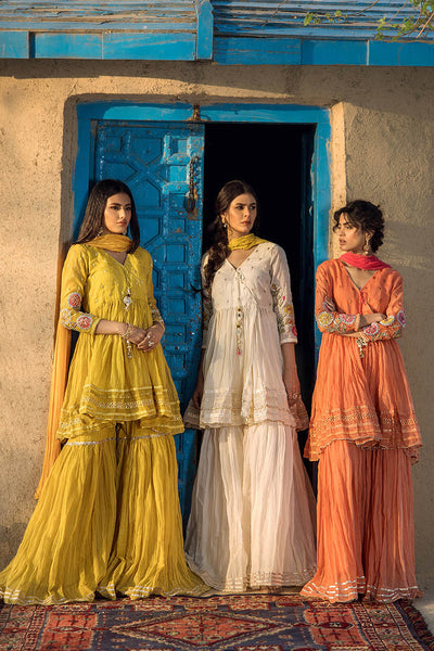 F-172 - Ready made Paper Cotton Khuda Ameer Outfit - Memsaab Online