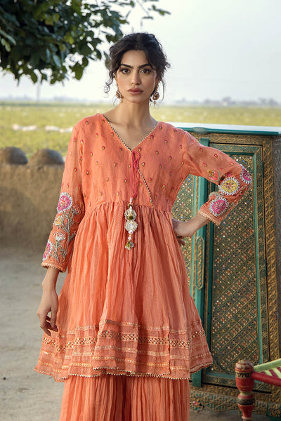 F-172 - Ready made Paper Cotton Khuda Ameer Outfit - Memsaab Online