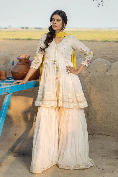 F-172 - Ready made Paper Cotton Khuda Ameer Outfit - Memsaab Online